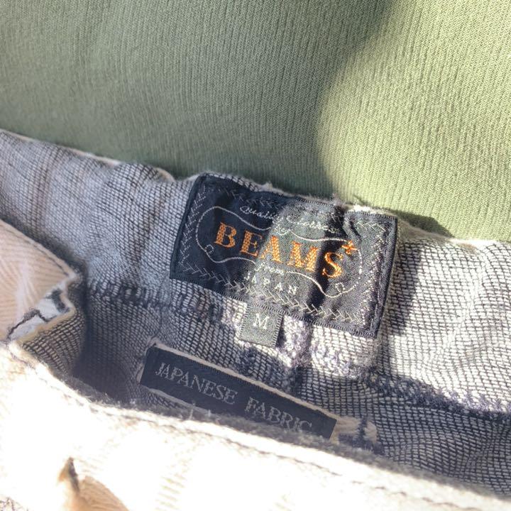 BEAMS PLUS ジムパンツ スリム ネップ