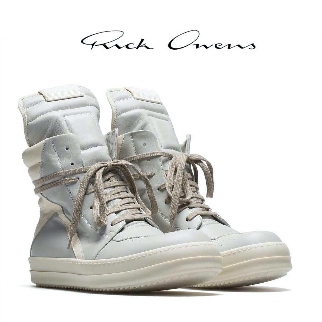 rick owens  leather sneaker 26cm IT41