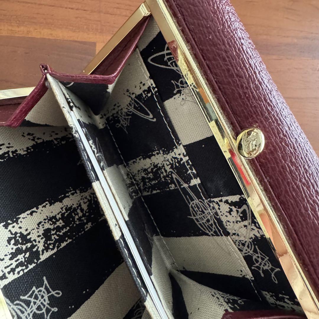Vivienne Westwood バーガンディ三つ折り財布 Vivienne Westwood バーガンディ 三つ折り財布