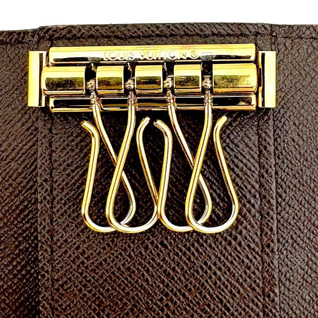 【箱付】極美品 ルイヴィトン ダミエ ミュルティクレ4 4連キーケース