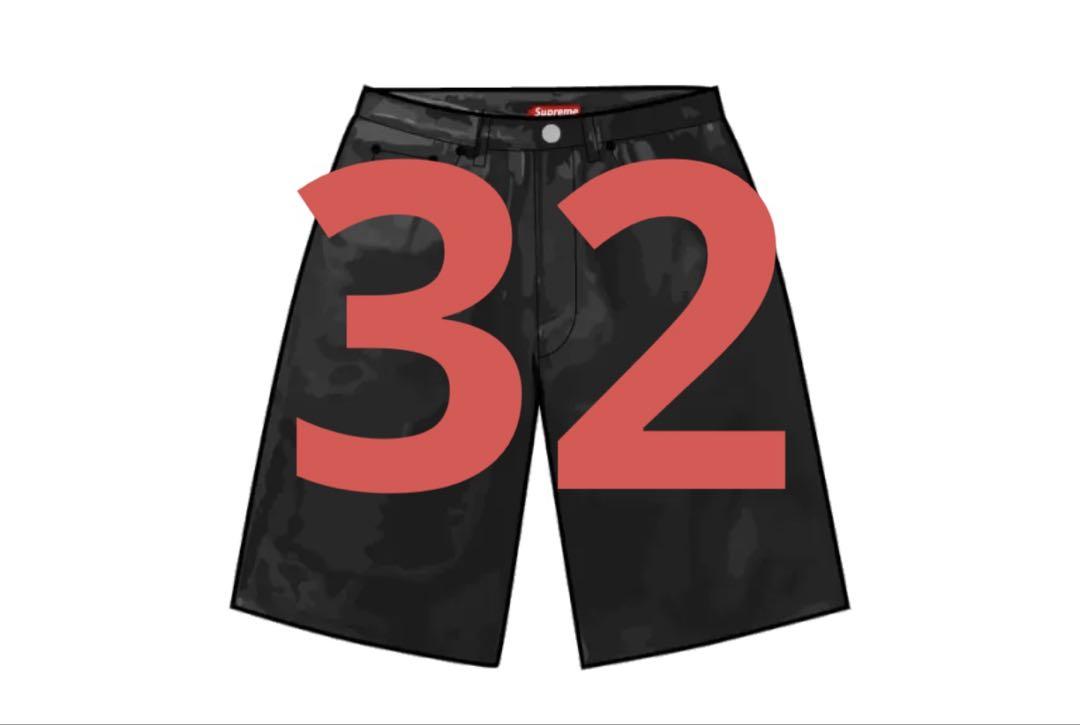 パンツ Supreme Baggy Leather Short \