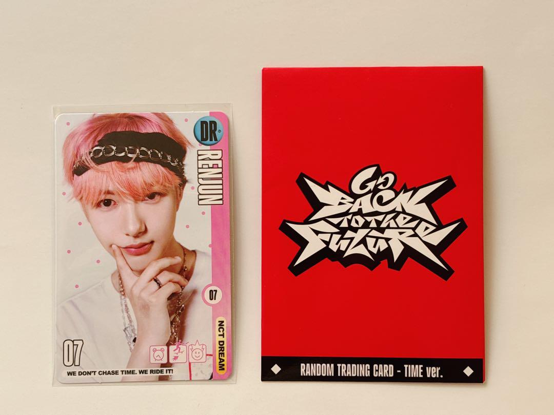 NCT DREAM ロンジュン チケットホルダー トレカ NCT DREAM POP-UP TIME RIDERSGO BACK TO THE FUTURE トレカ