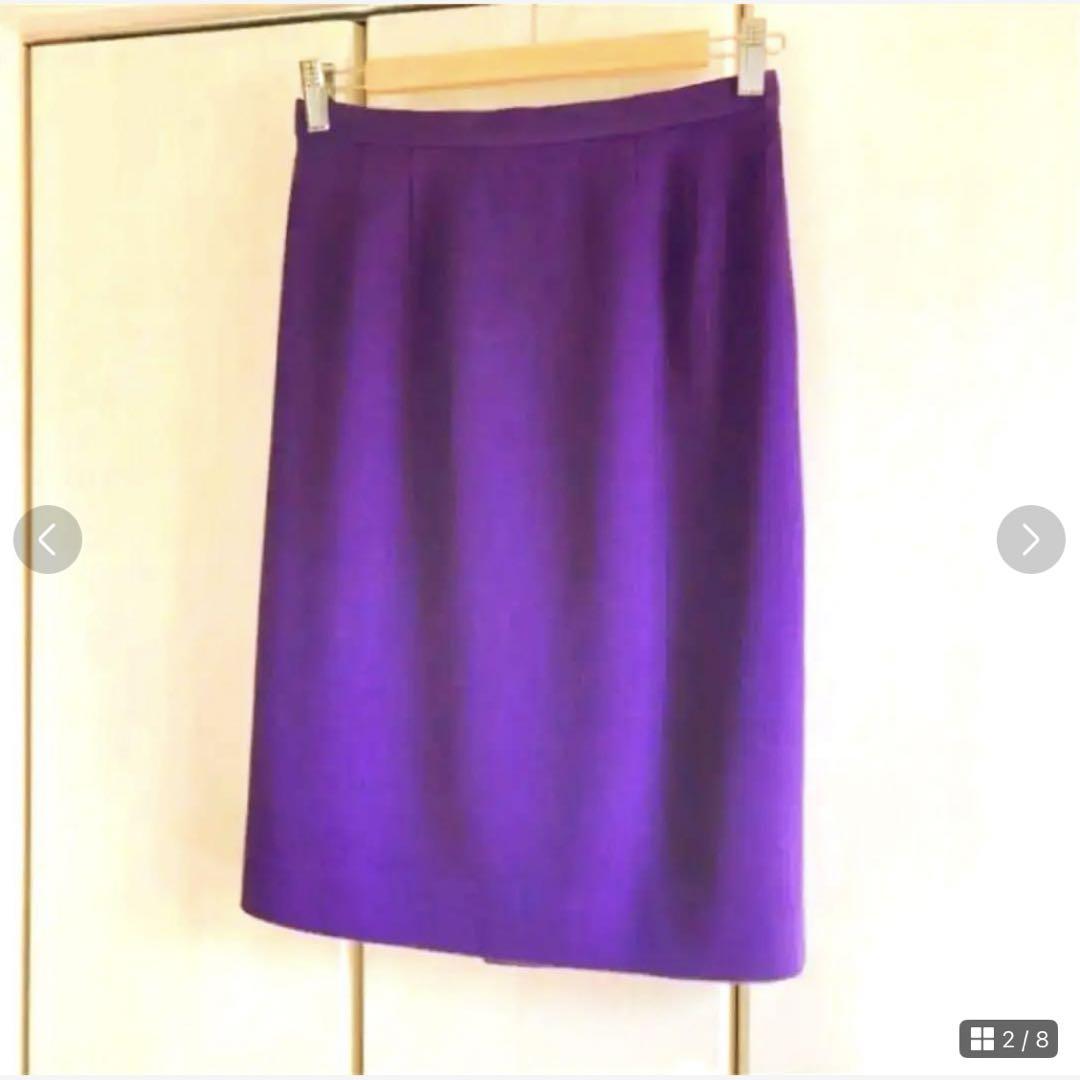 Oscar de la Renta vintage 総柄スカート 9AR Oscar de la Renta vintage ウールスカート 9A3