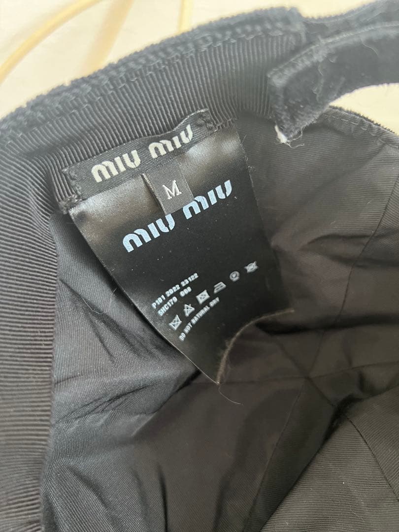 miumiu ベロアキャップ❤︎ miumiu ベロアキャップ❤︎