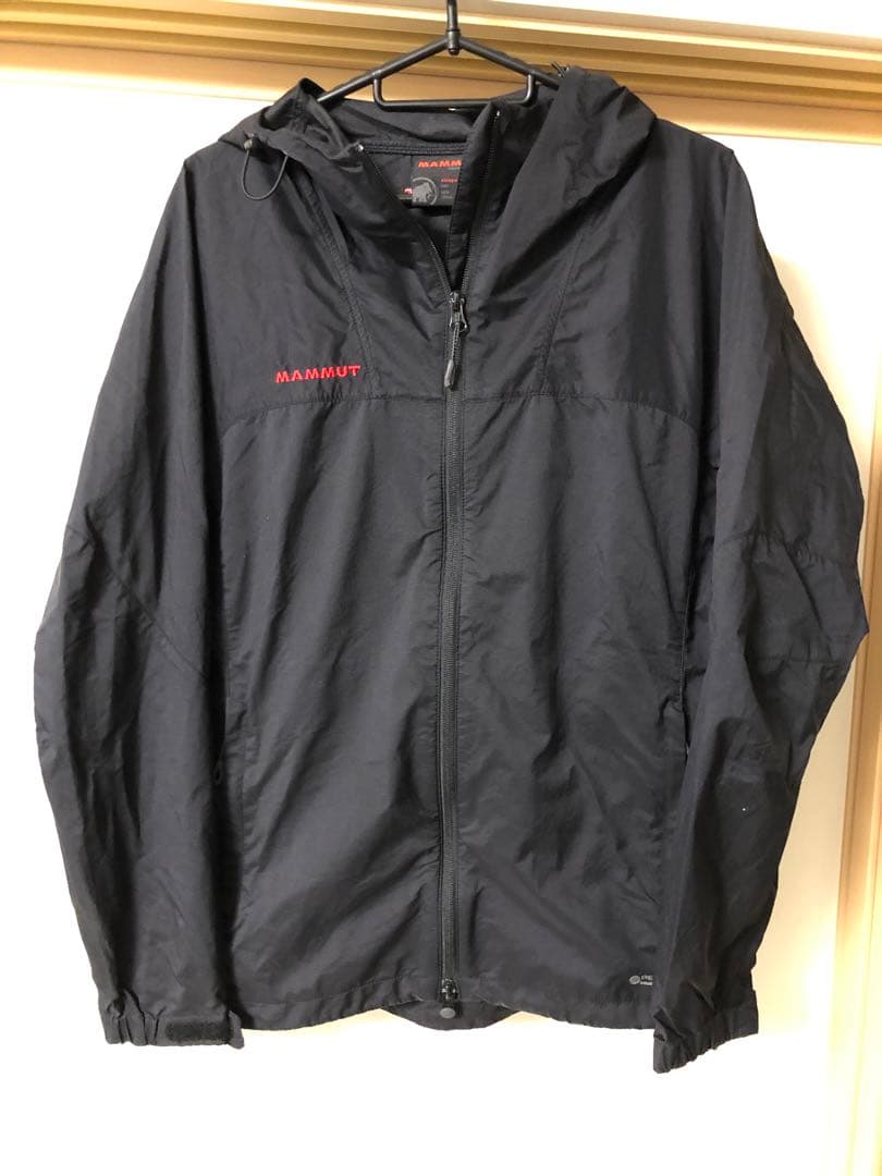 マムート グライダージャケット アジアMサイズ ブラック マンモスワッペンM MAMMUT