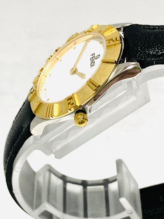 新作セール 超美品 FENDI フェンディ 電池&ベルト新品交換済み レディース腕時計 IksNA-m57730256582 爆買い2022