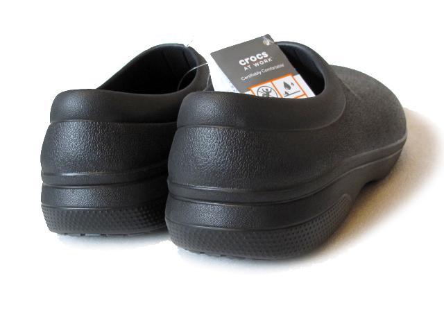 crocs ON THE CLOCK WORK SLIPON ブラック