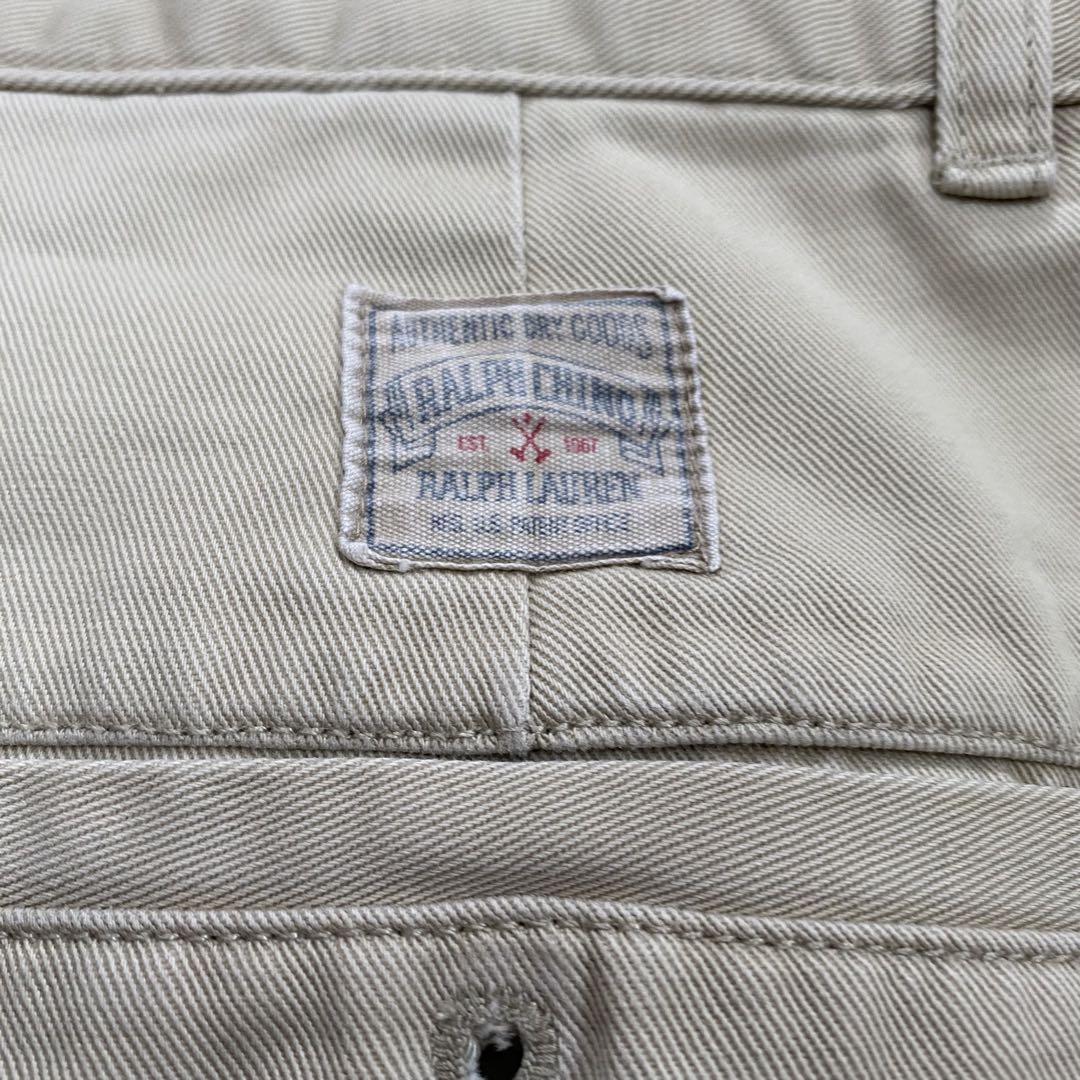 90s Ralph Lauren 初期タグ チノパン ベージュ ツータック
