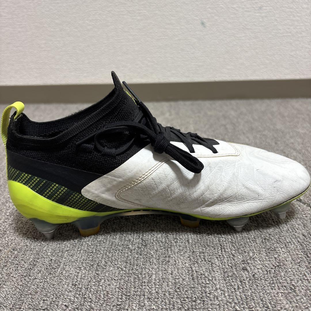 PUMA ONE サッカーシューズ ホワイト/ブラック/イエロー