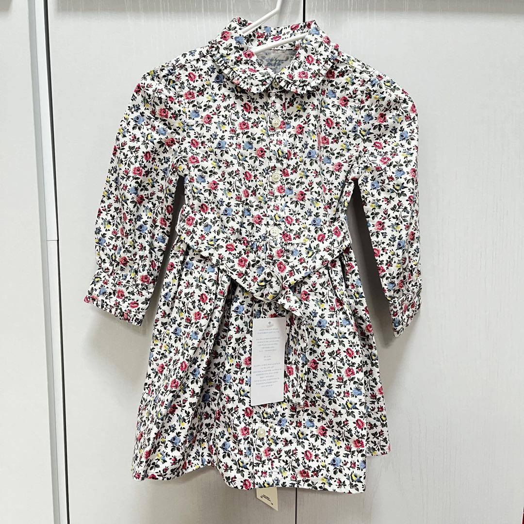 【新品】　ラルフローレン　ワンピース　花柄　長袖　ブルマ 70 80 90