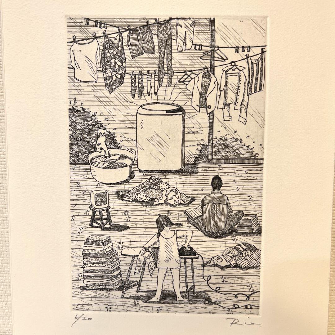 清水理江 銅版画 版画 アート 作品 イラスト 絵画 清水理江 銅版画 版画 アート 作品 イラスト 絵画