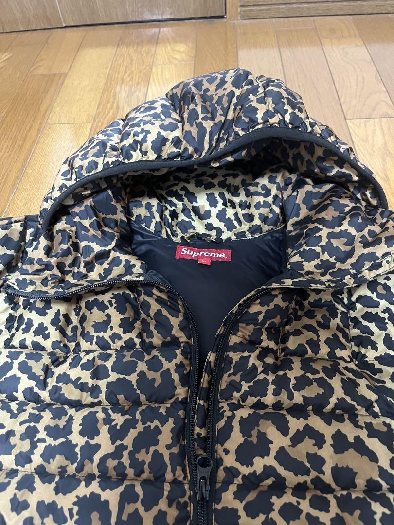 supreme micro down half zip leopard ジャケット・アウター