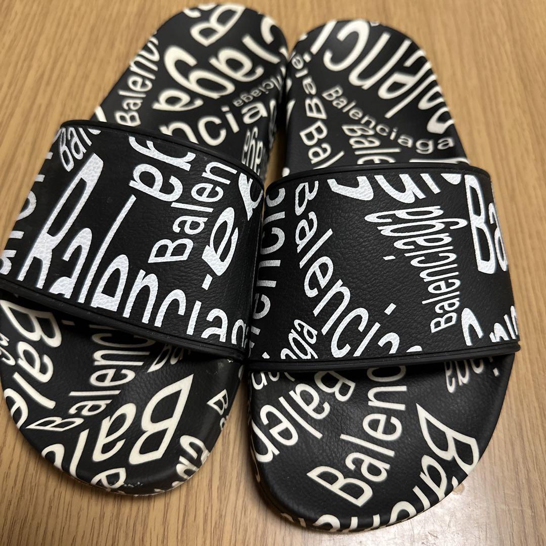 定番人気！ BALENCIAGA シャワーサンダル／サイズ/24.5cm 靴
