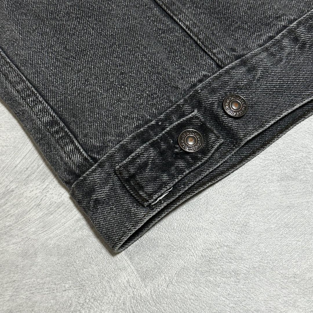 Levi's 70506デニムジャケット 先染めブラック