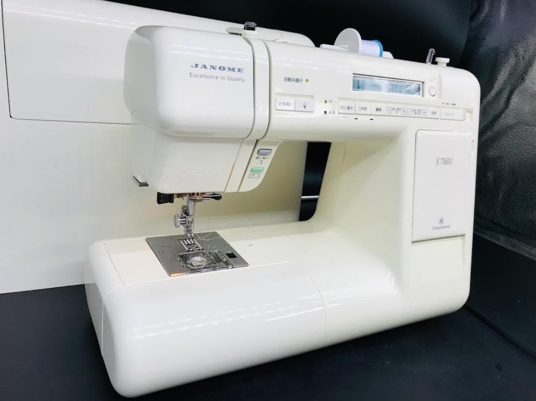 ☆安心の保証付き☆ ジャノメ S7601 CPミシン ミシン本体 文字縫い