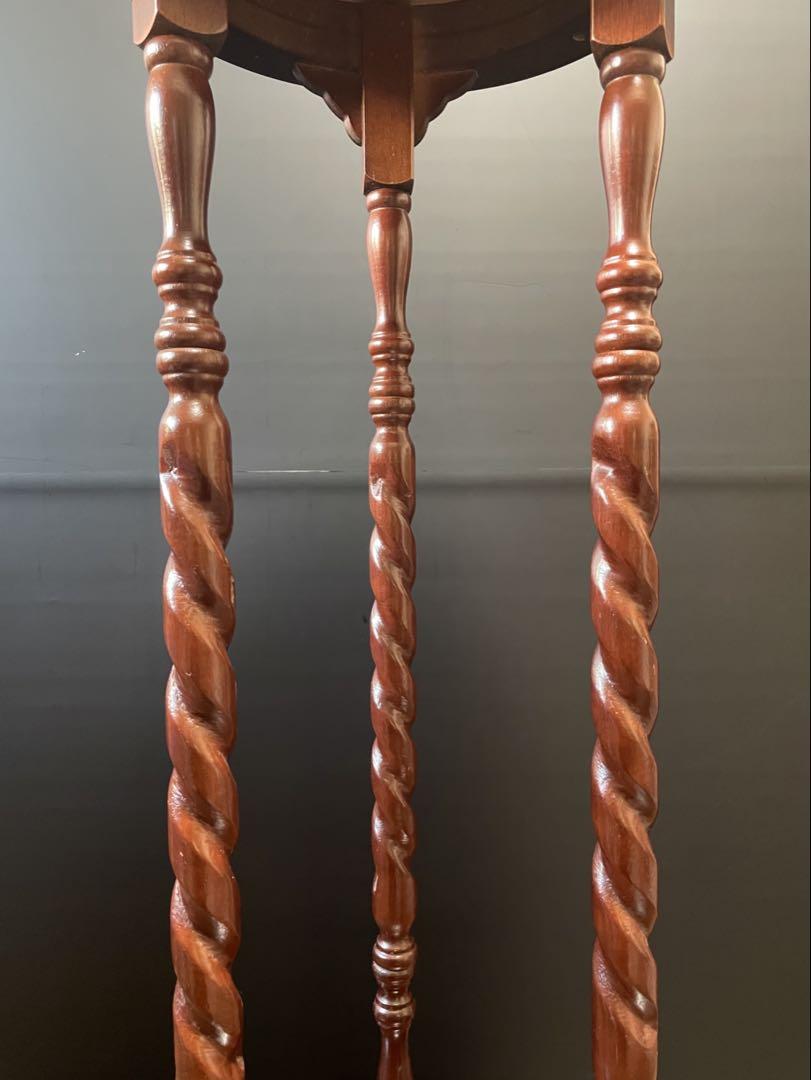 フラワースタンド　花台　ツイスト脚　高さ85cm