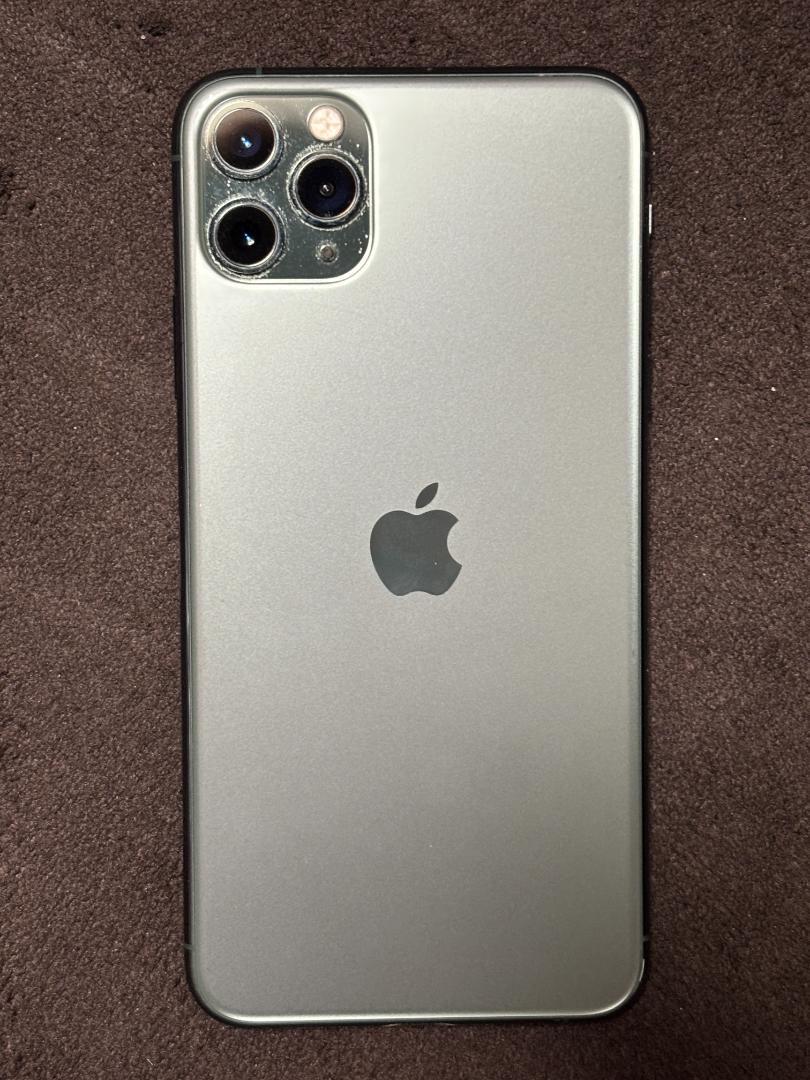 【美品】Apple iPhone 11 Pro Max ミッドナイトグリーン本体
