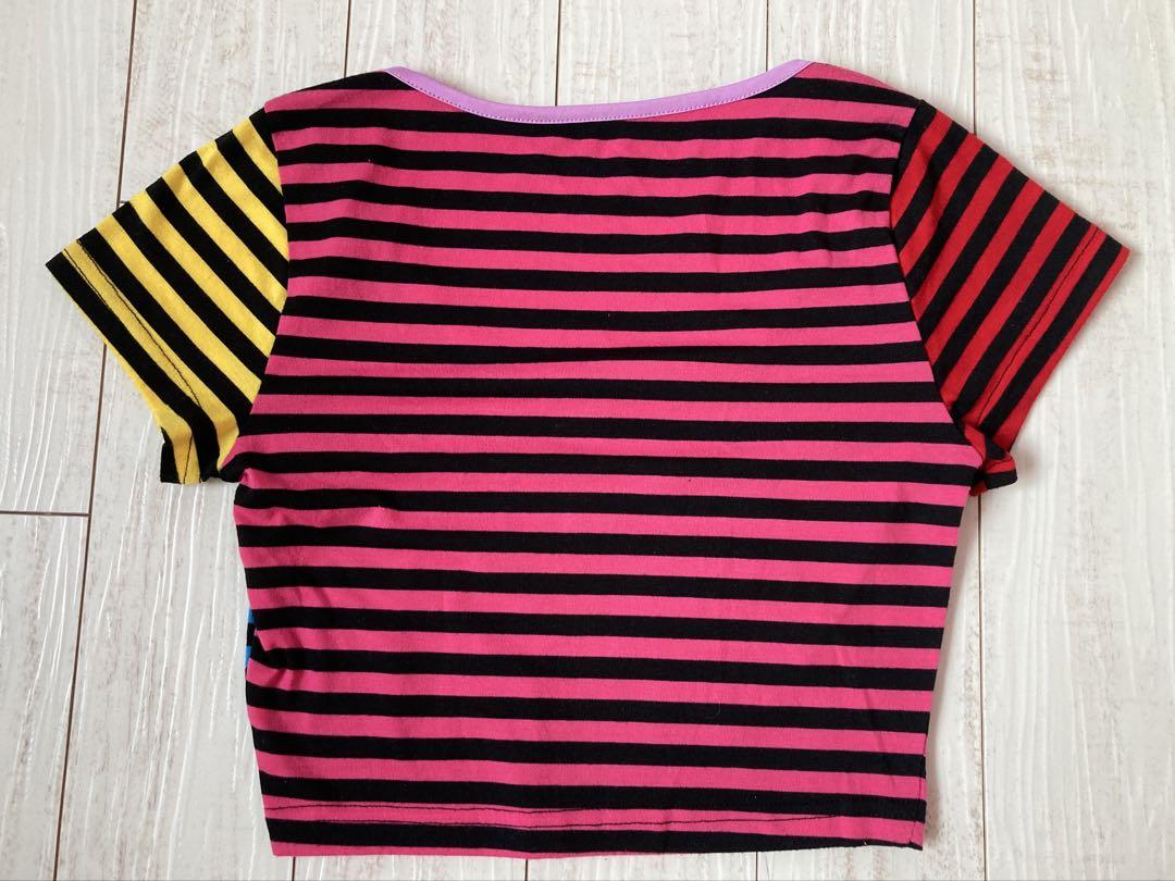 y2k ギャル チビT クロップドトップス dollskill lazy oaf