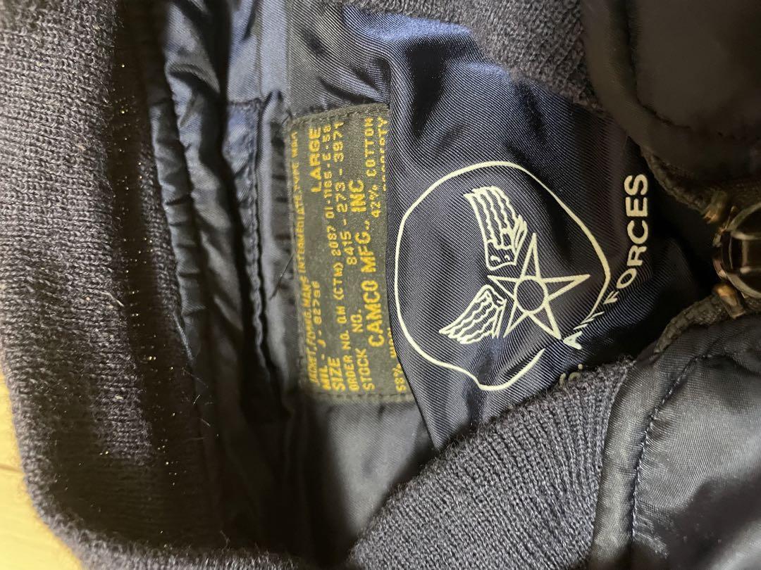 Us air forces ma-1 フライトジャケット