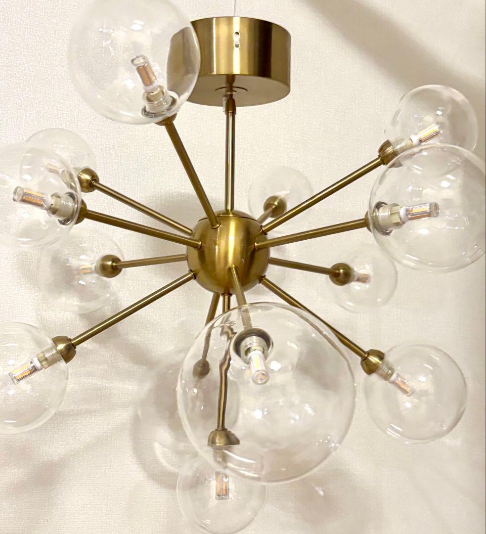 Francfrancアルベルトペンダントランプ2ゴールド