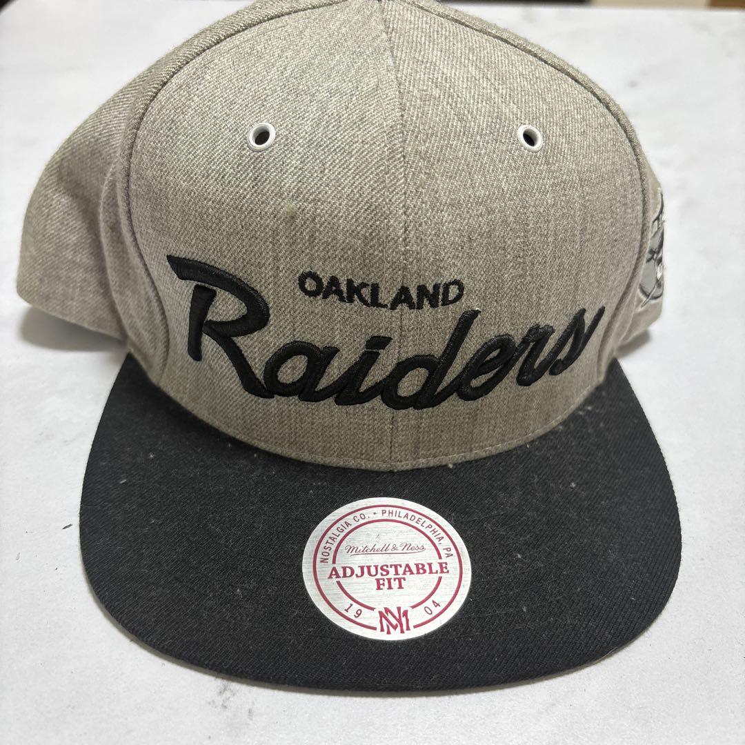 OAKLAND Raiders mitchell&nessキャップ