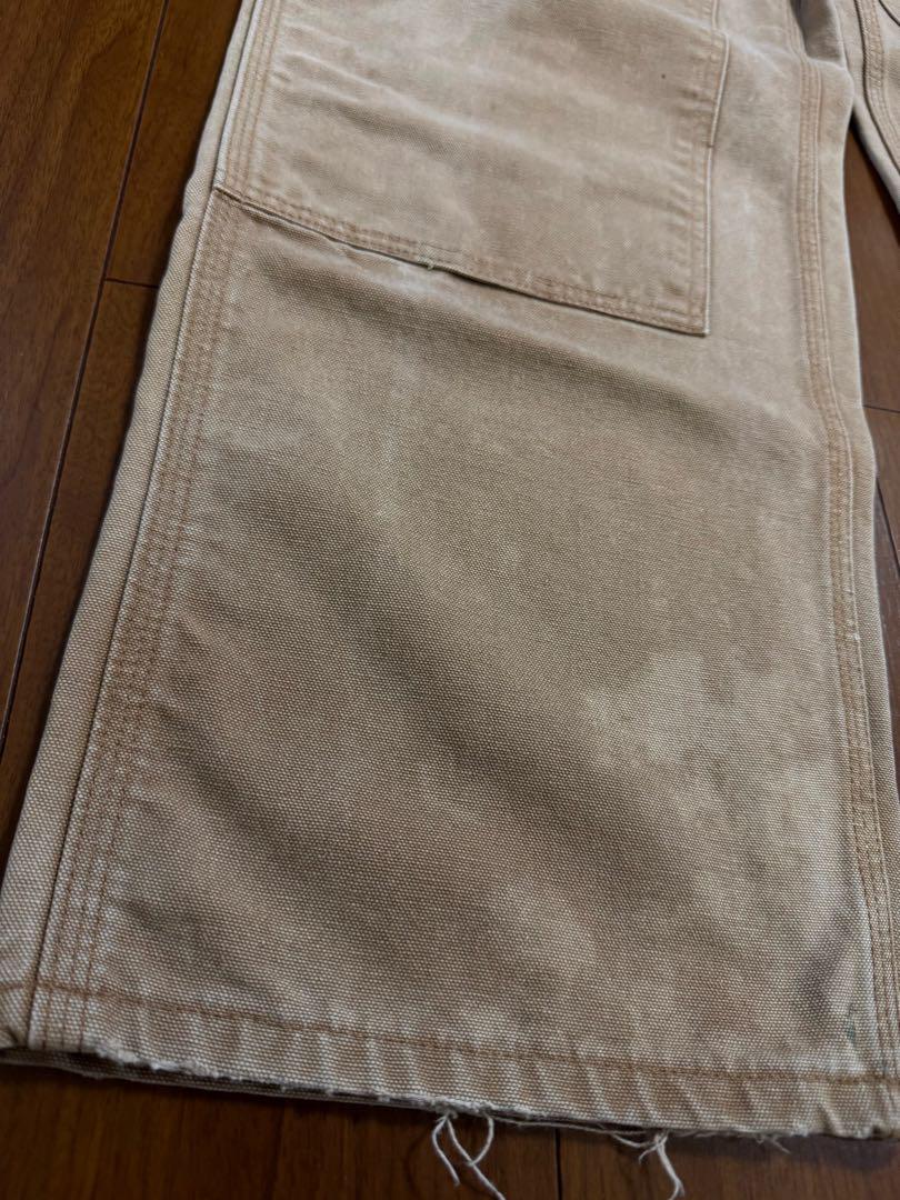 Carhartt 米国製 ダブルニー ダックペインターパンツ 34×30 BRN