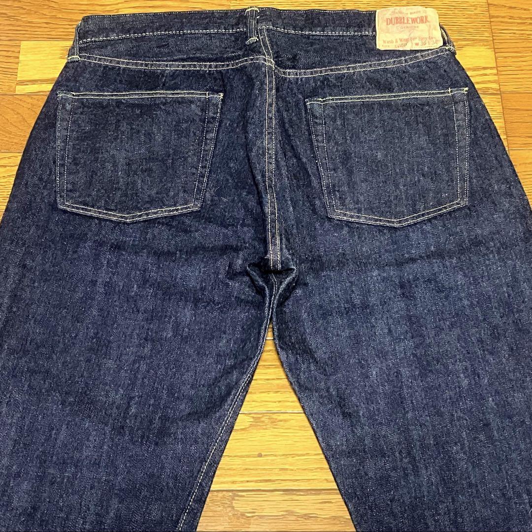 濃紺 DUBBLEWORKS ダブルワークス DW5P W36 ウエアハウス