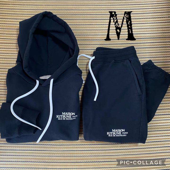 ロゴパーカー パンツ セットアップ メゾンキツネ MAISON KITSUNE 【売り切り御免!】 登坂広臣着用 MAISONKITSUNE(メゾンキツネ)ロゴパーカー パーカー