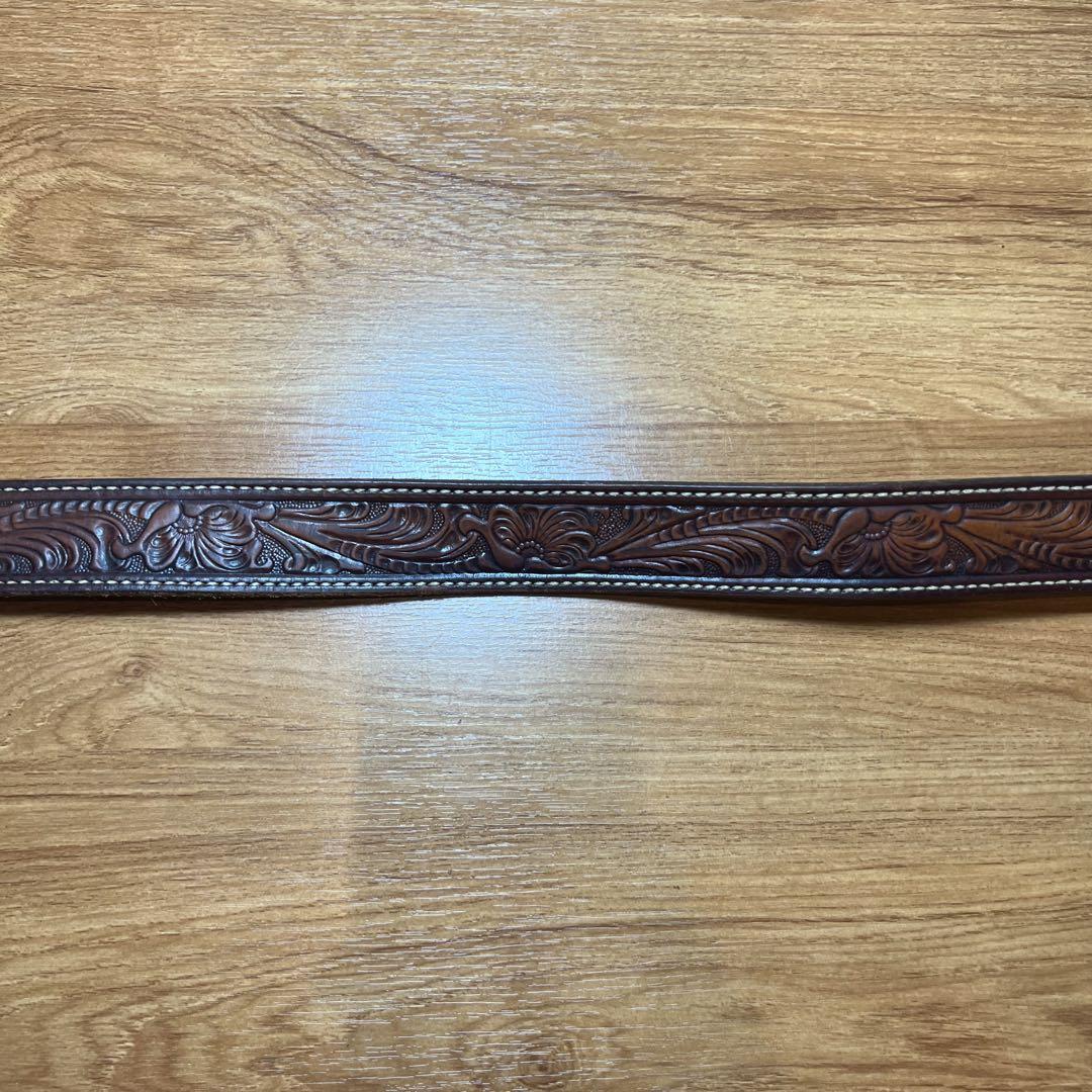 Tonylama USA製 本革 型押し ヴィンテージウエスタンレザー