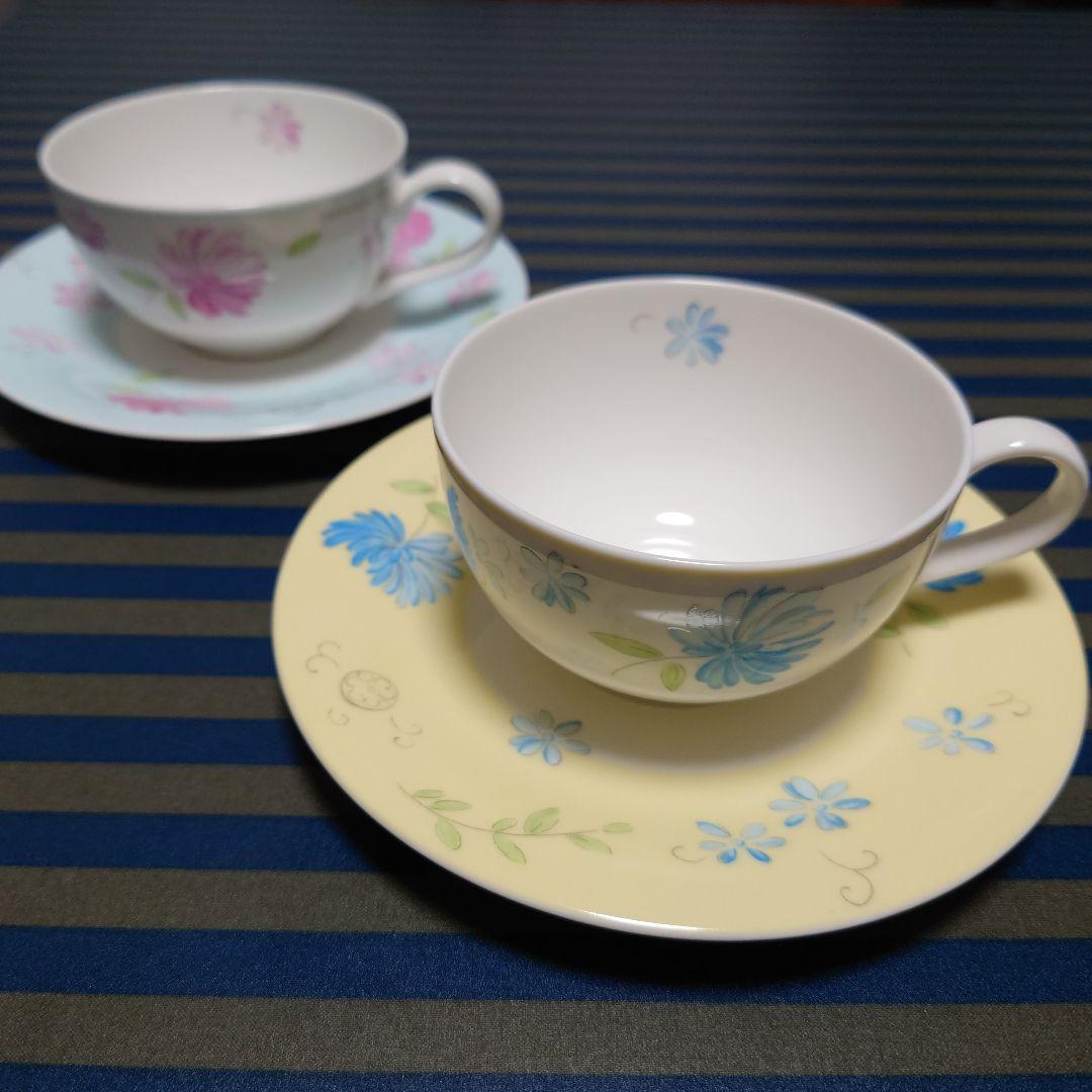yamaka デザイナーズギルド 花柄 カップ&ソーサー 2客セット
