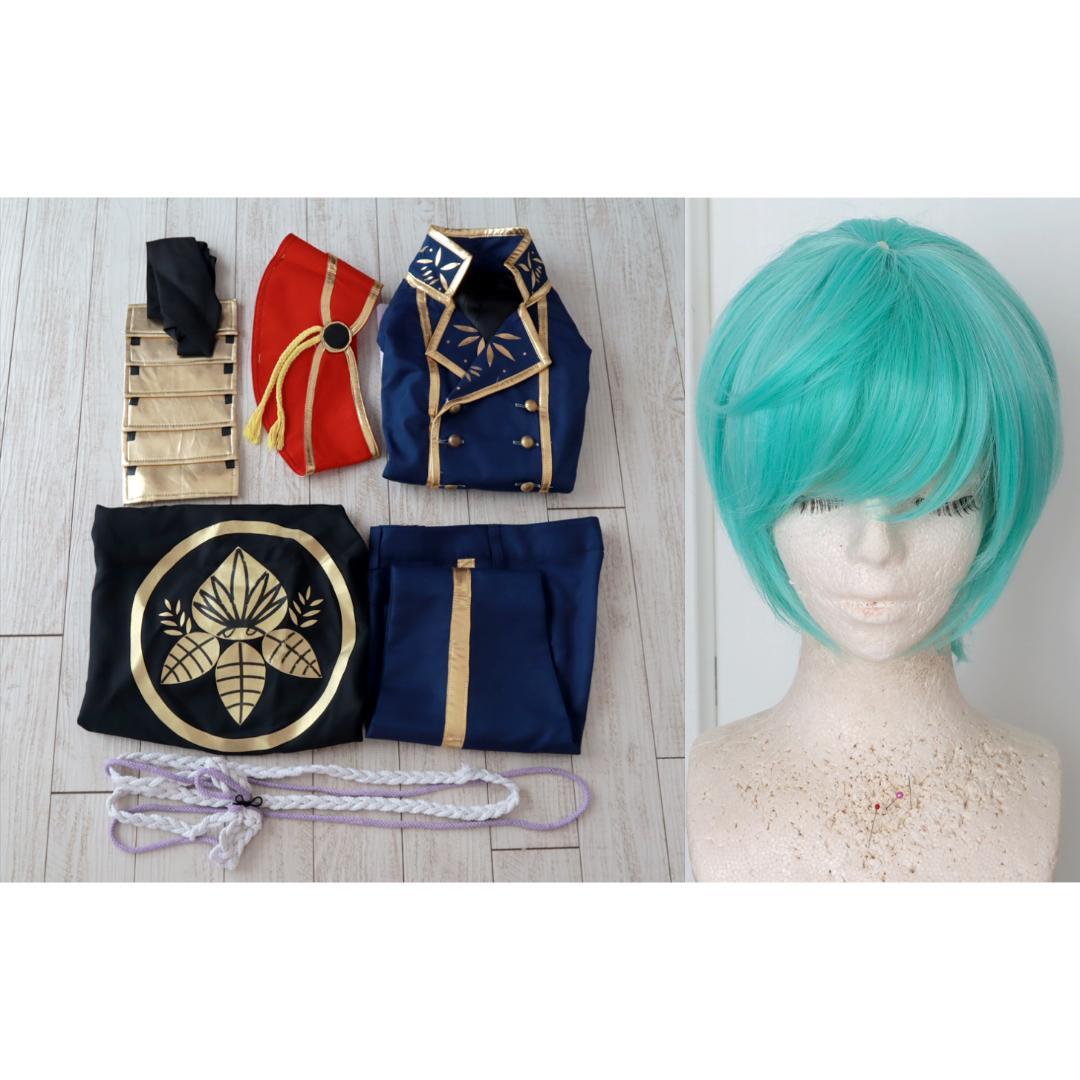 刀剣乱舞　一期一振　戦闘衣装＋ウィッグ　コスプレ　S