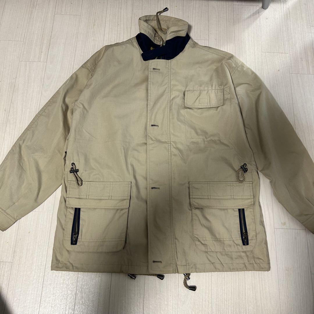 【商品名】 00's vintage ベージュマウンテンパーカー