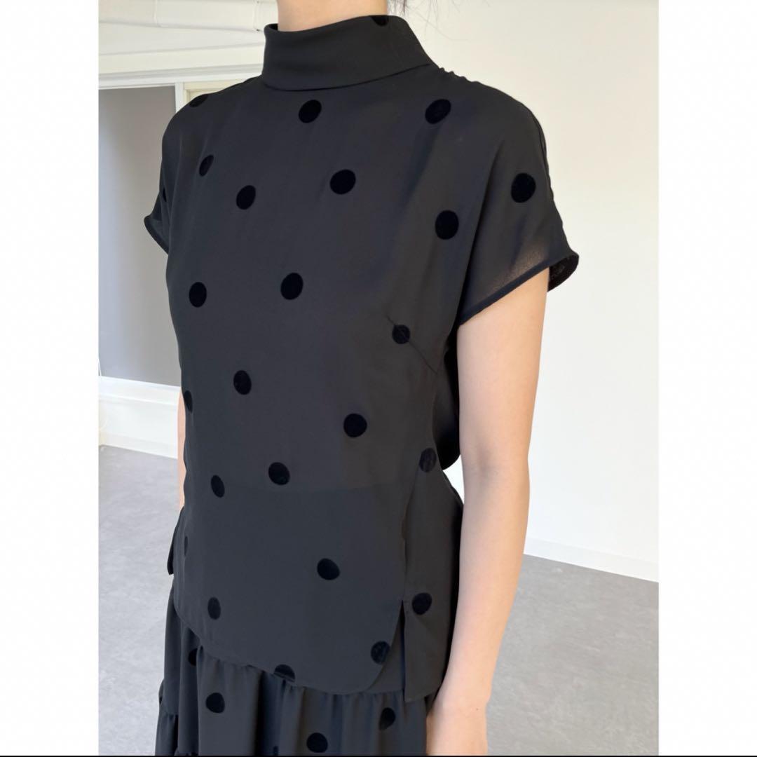 SHE Tokyo Lin sheer dot 0 size 新品タグ付き