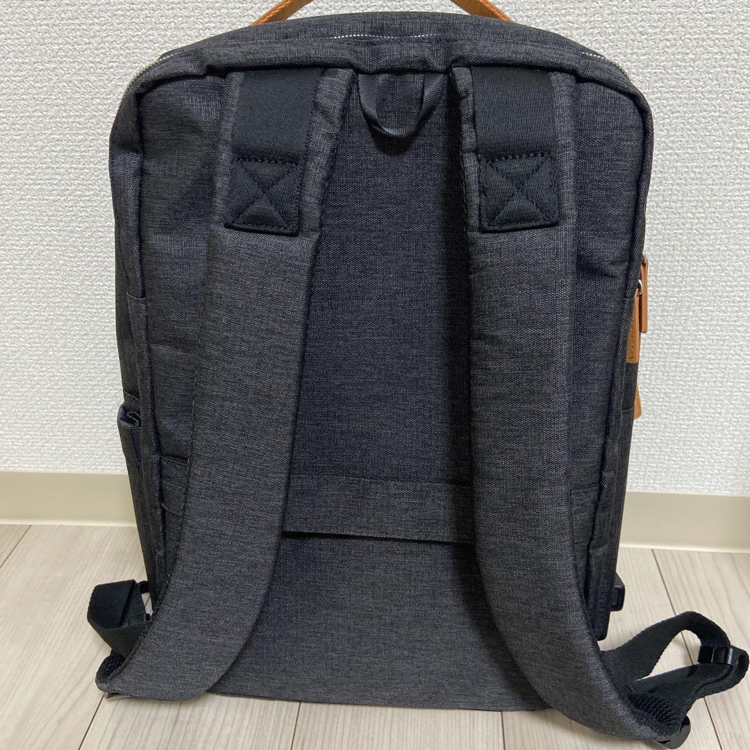 【未使用】NORDACE 軽量デイリー多機能リュック　バックパック　ダークグレー