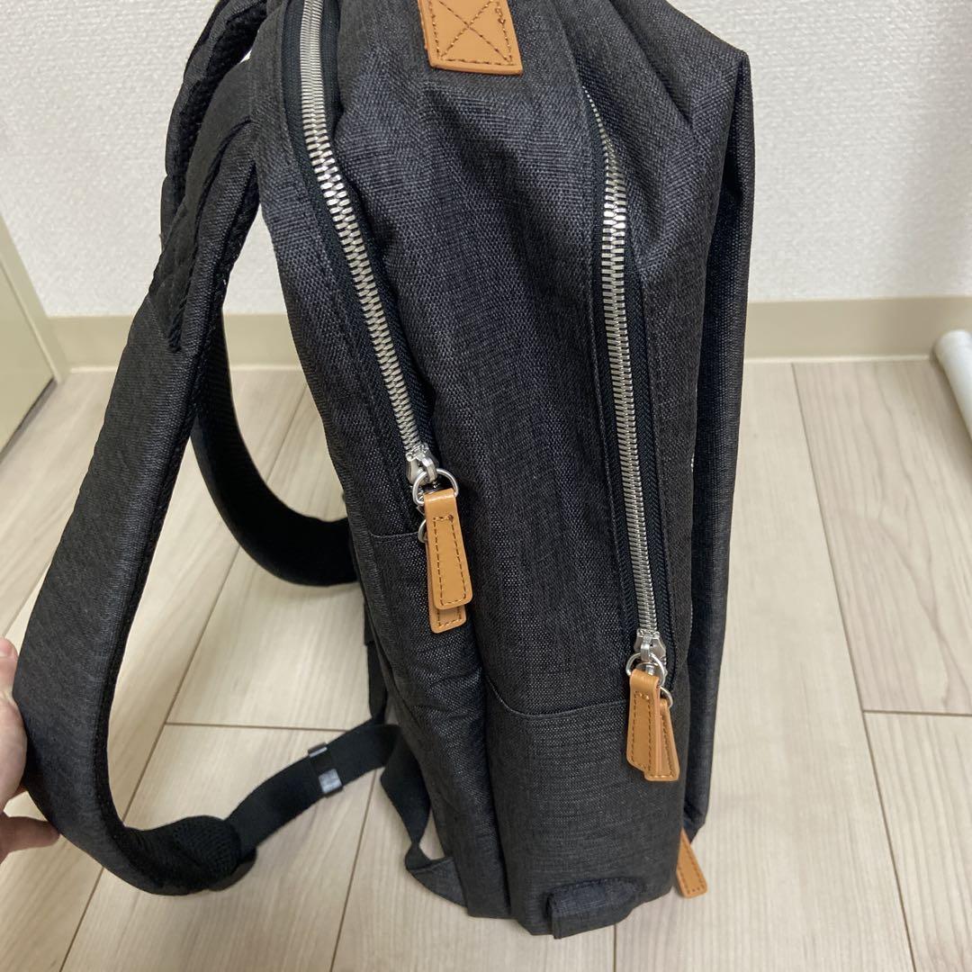 【未使用】NORDACE 軽量デイリー多機能リュック　バックパック　ダークグレー