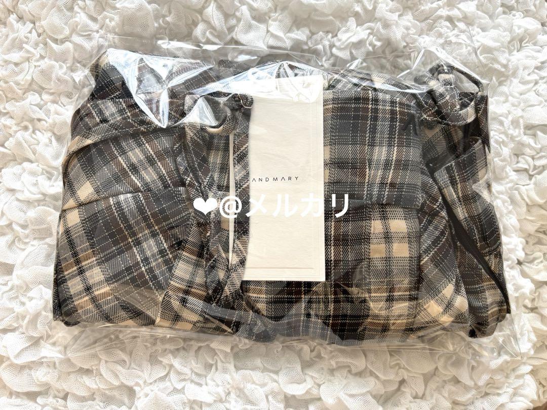 andmary Karen check mini dress - メルカリ