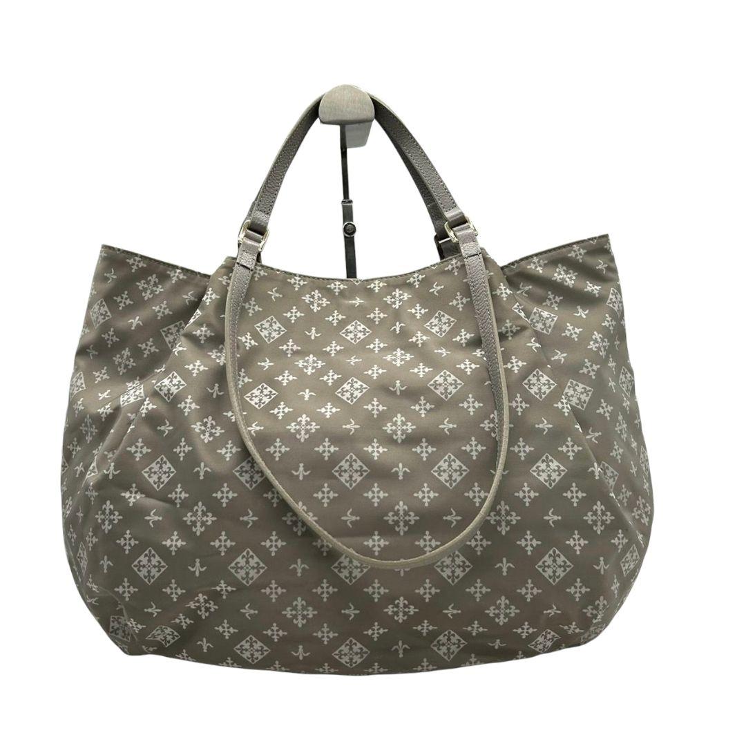 新着 極美品 ラシット トートバッグ 茶 モノグラム russet ナイロン バッグ