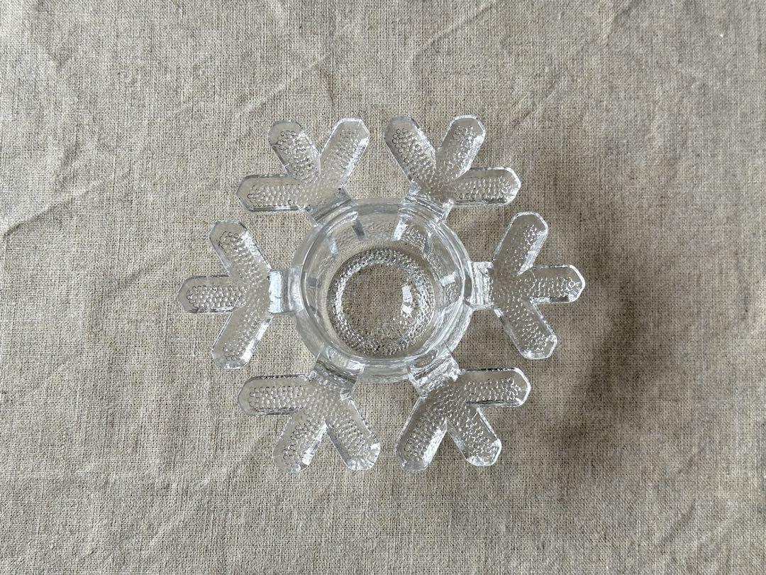 iittala vintage Snowcrystal キャンドルホルダー