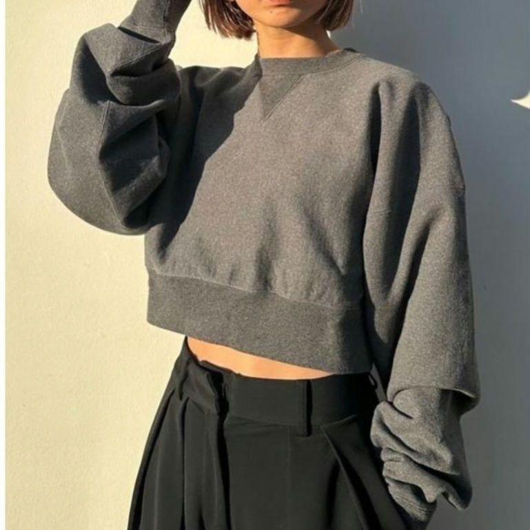 TODAYFUL　croppedsweatpullover