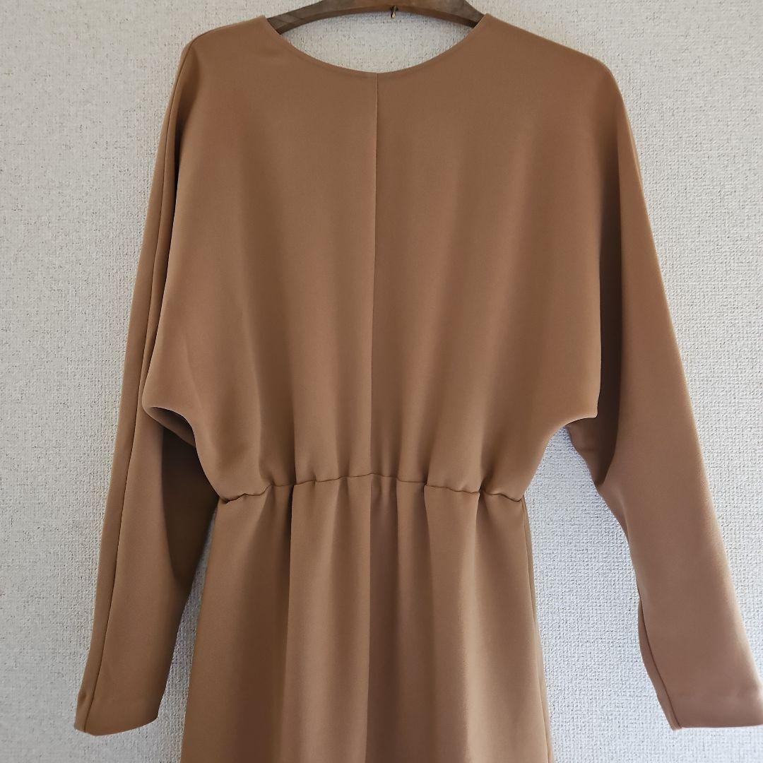 SEA シー　ダブルフェイスジョーゼットドレス