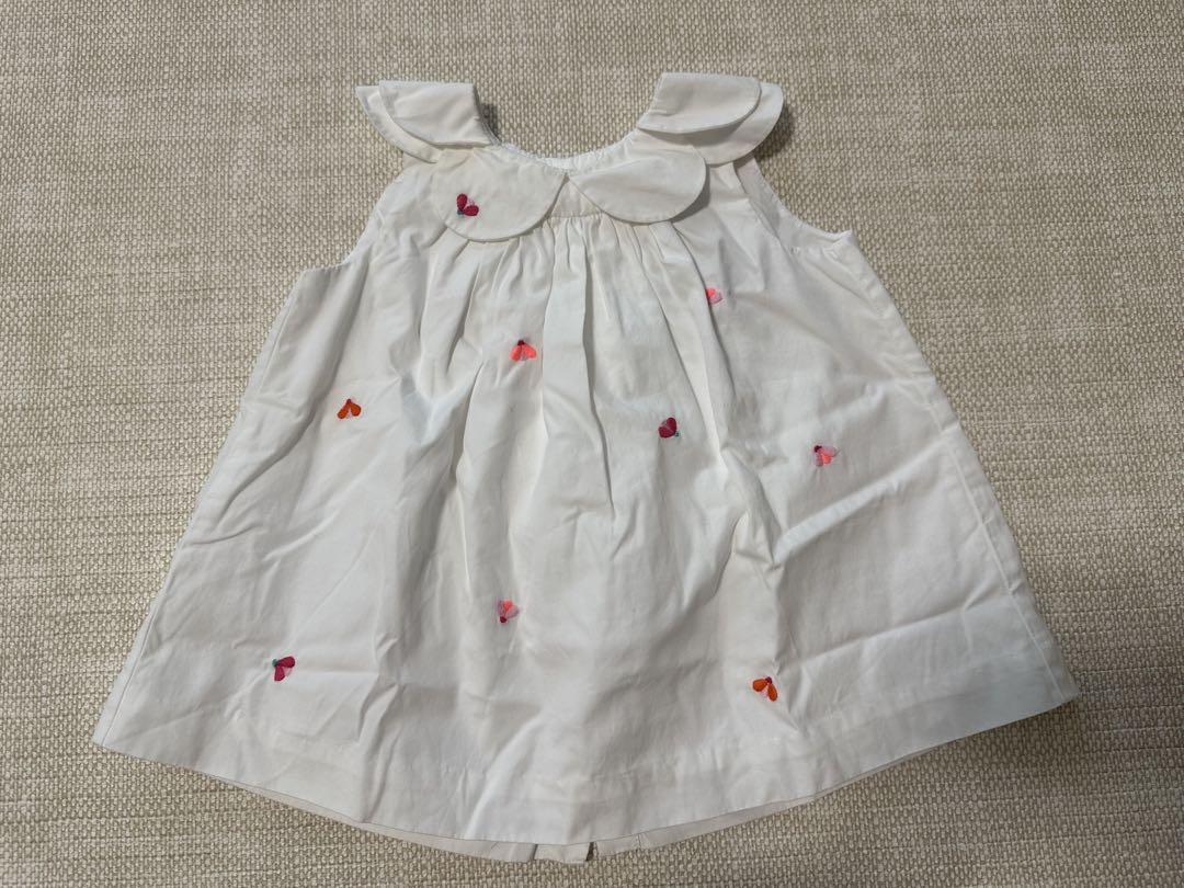 jacadi 刺繍入りブルマ付きワンピース