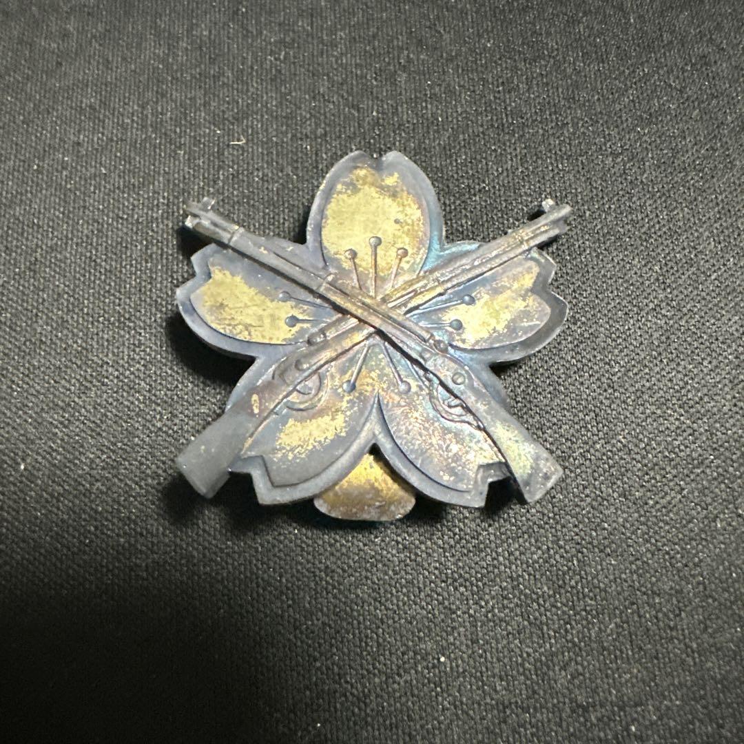 帝国陸軍 小銃射撃徽章 第2種／旧日本軍 日本陸軍／バッジ／シルバー