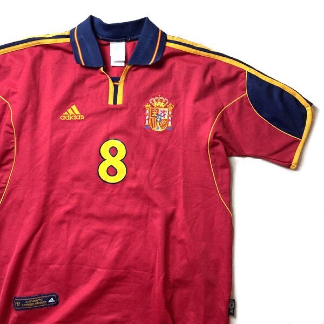 【00s】adidas スペイン代表 シドニー五輪 サッカー ユニフォーム M