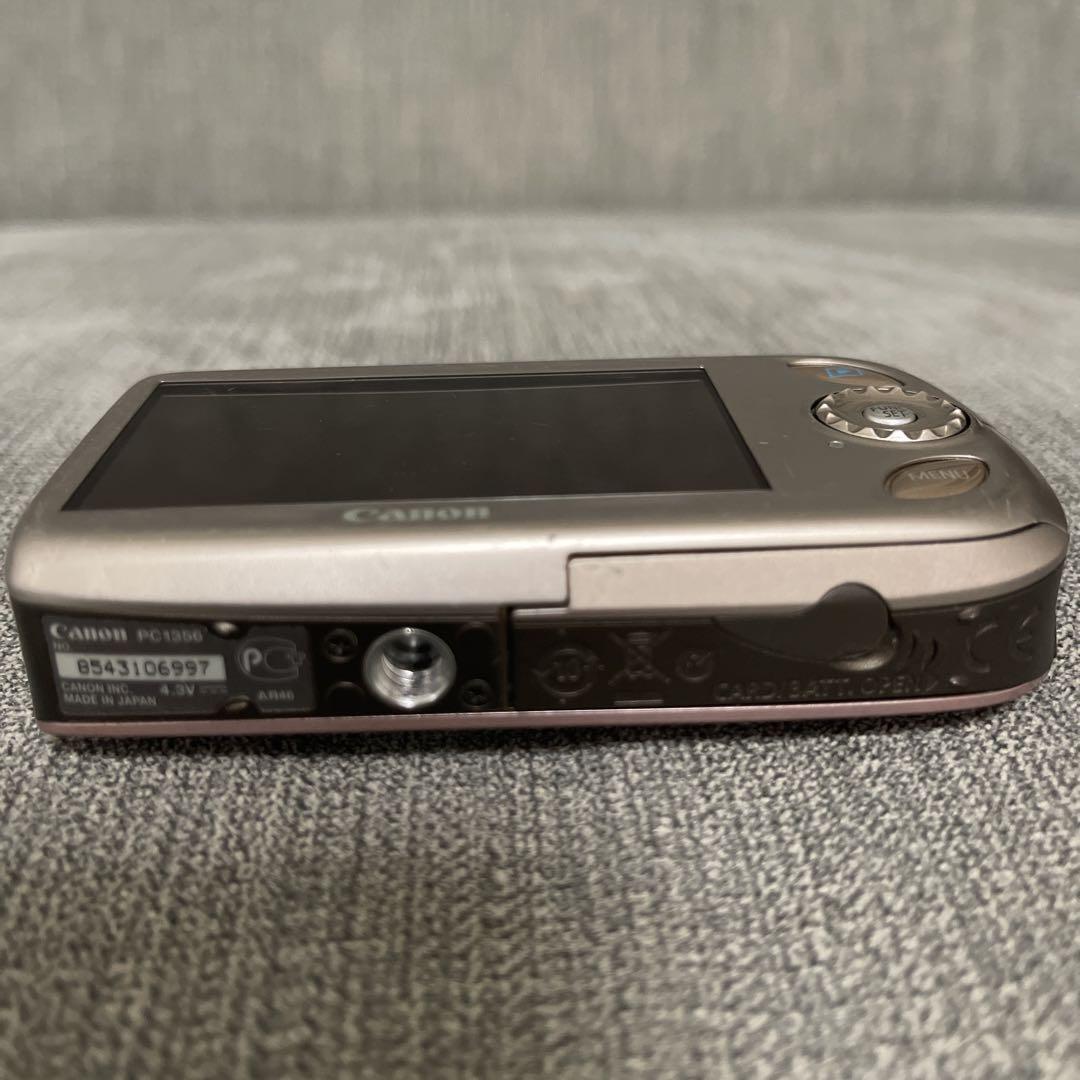 Canon PC1356/ピンク PK コンパクトデジカメ動作未確認ジャンク品