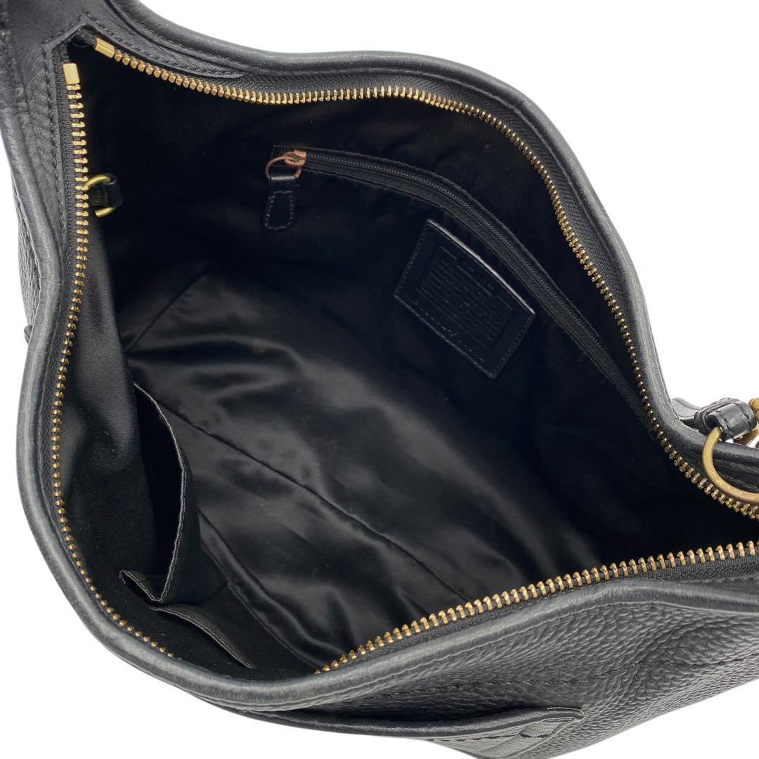 美品コーチ　coach ワンショルダー　バッグ　シボレザー　ハーフムーン　y2k