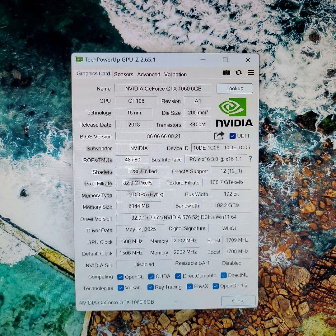 【FPSゲーム快適に】ゲーミングPC/Core i7-6700K/GTX1060