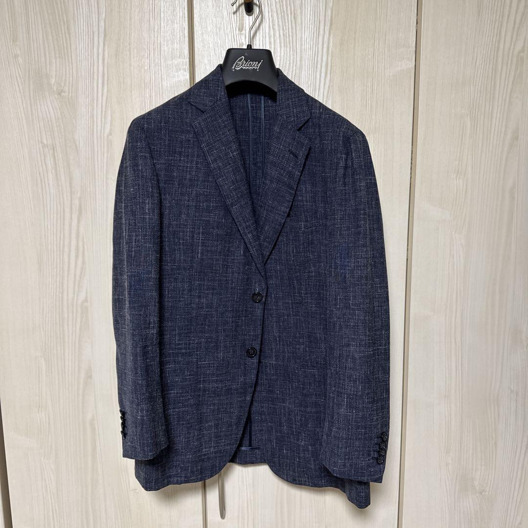 Brioni ダークブルー テーラードジャケット