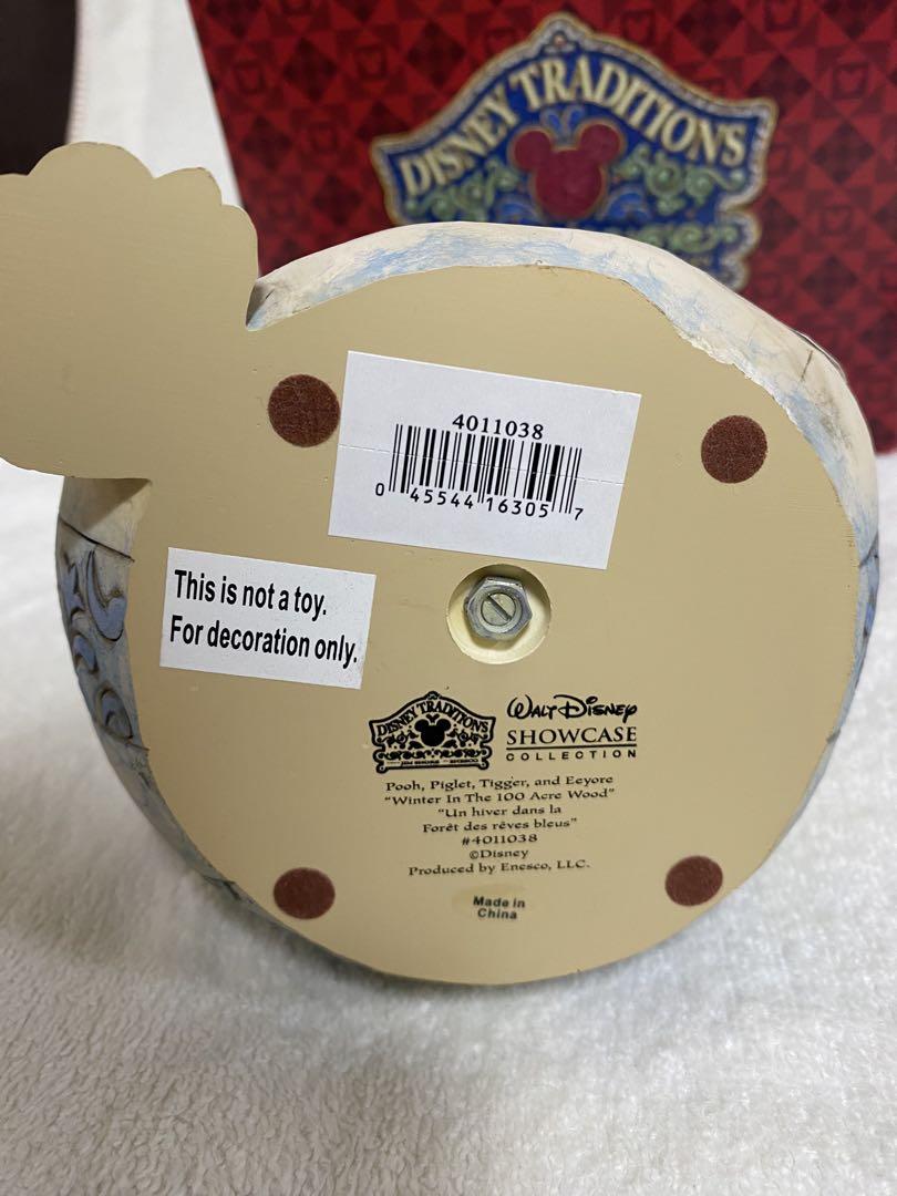 ディズニー置物　ディズニーオルゴール　エネスコたディズニー　くまのプークリスマス