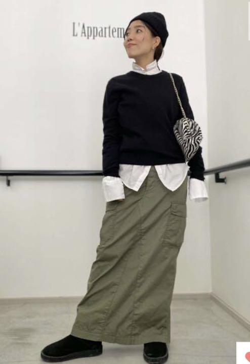 有名なブランド L'Appartement CIOTA Skirt Maxi シオCargo / - ロング 即納・正規品 【CIOTA / シオタ】Cargo Maxi Skirt カーゴマキシスカート ワークパンツ/カーゴパンツ