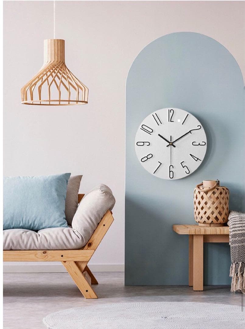 激安超安値 韓国 壁掛け時計 カントリー風 おしゃれ 雑貨 静音 北欧風